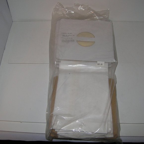 10 Nutone Replacement Bags for Central Vacuum Top 6.75x6 3/8" 5 3/8"x13 3/8"Lo41 - Picture 1 of 6